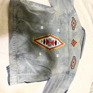 Jean Jacket with cute designs